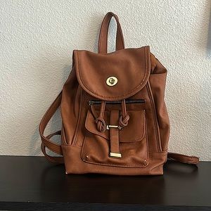 Brown, women’s, backpack purse. Perfect Condition, super cute and plenty of room